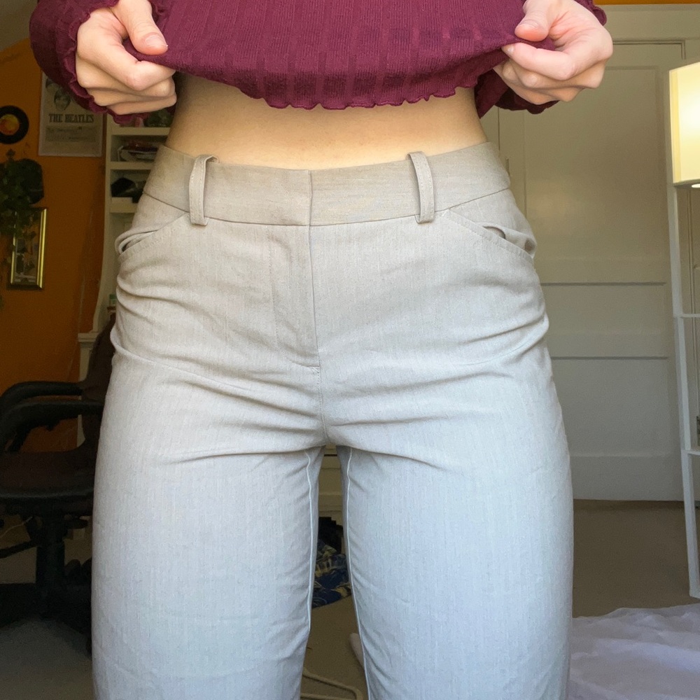 Tan Modern Fit Dress Pants